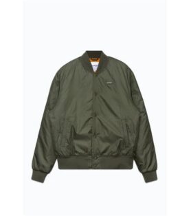 Hype Green Scribble Bomber Jacket