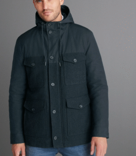 Next SIGNATURE BRITISH FABRIC WAX JACKET - Light jacket - blue