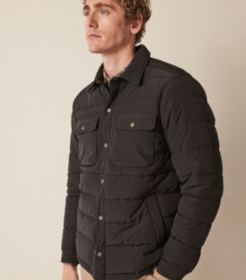 Next Black Quilted Shacket