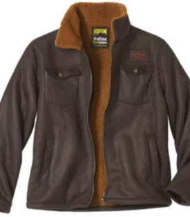 Atlas Faux Suede Water Repellent Jacket