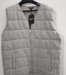 BoohooMAN Heavy Jersey Quilted Gilet