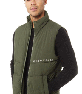 JACK AND JONES Mens Copenhagen Gilet Forest Night
