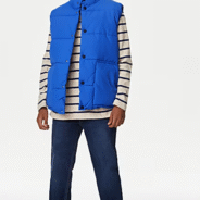 M&S Stormwear Borg Lined Padded Gilet for kids
