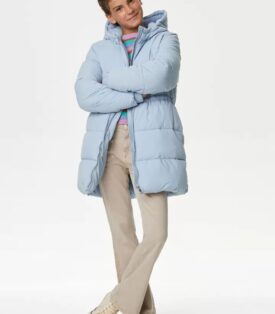 M&S padded hoddy Parka jacket