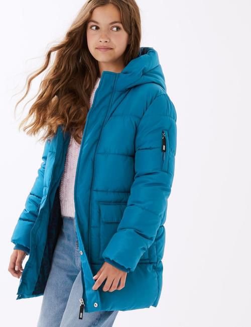 M&S Parka Hooded Shower Resistant Jacket