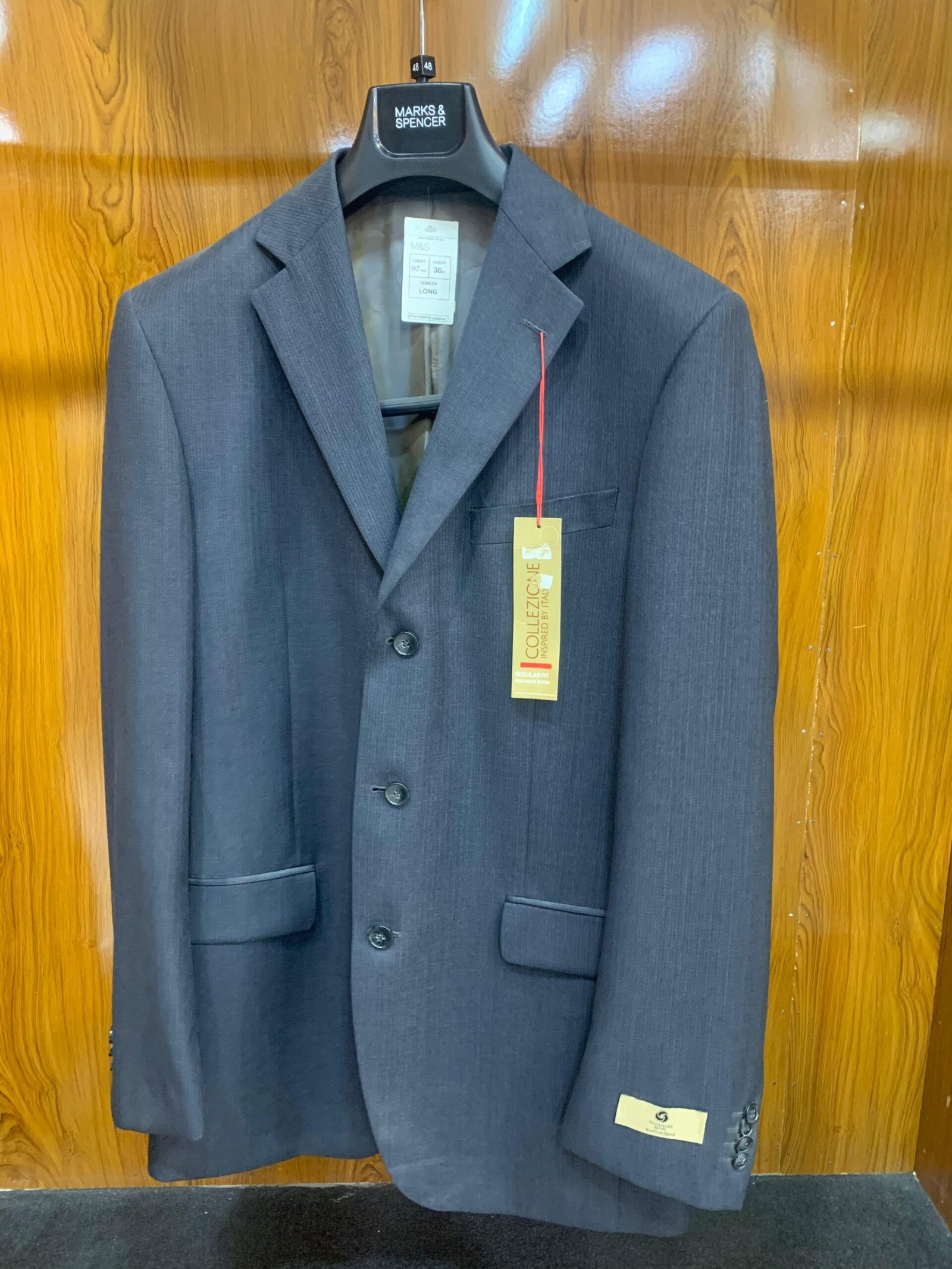 M&S Sizes UK Chest 97cm 38in Long