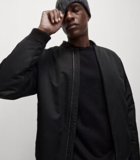 Satin Bomber Jacket