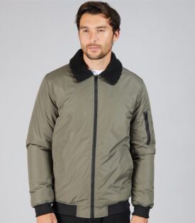 Onfire Mens Bomber Jacket Khaki
