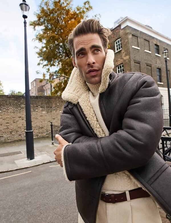 WhatsApp Image 2025-09-25 at 12.48.12 PM (2) M&S COLLECTION Faux Leather Aviator Jacket