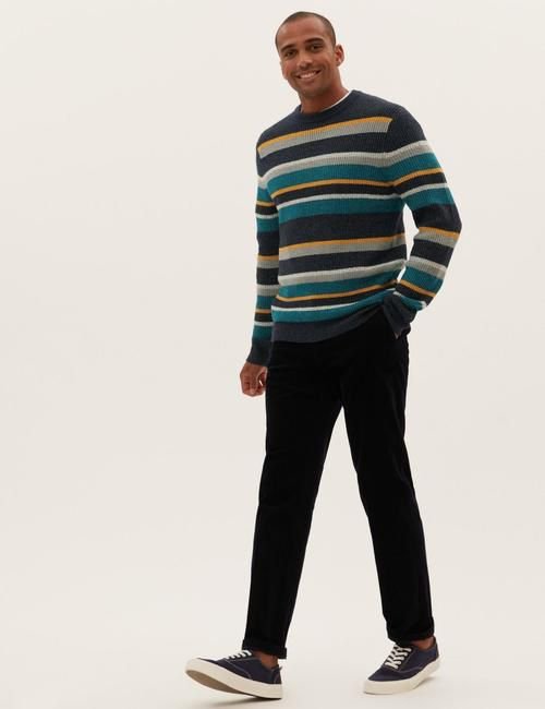 WhatsApp Image 2025-09-30 at 2.34.20 PM (2) Round Neck Striped Sweater