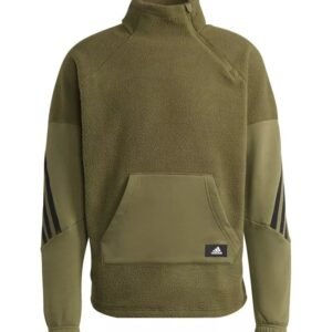 adidas Sweatshirt Future Icons Winterized 1/4 Zip - Green/Black