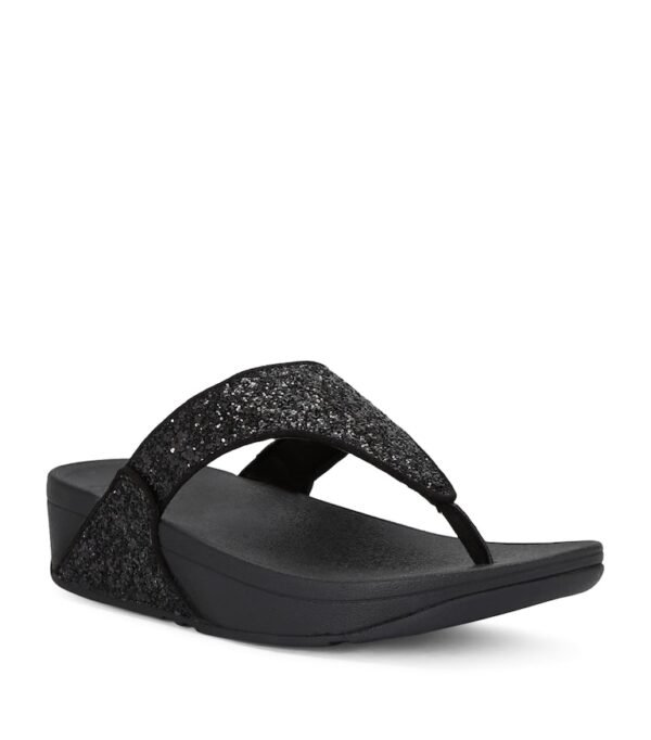FitFlop LULU GLITTER TOE-POST SANDALS - Flip-flops