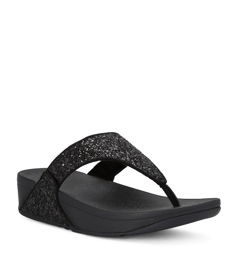 FitFlop Women's Lulu Glitter Toe-Post Sandals - Image 10