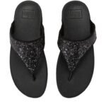 FitFlop Women's Lulu Glitter Toe-Post Sandals