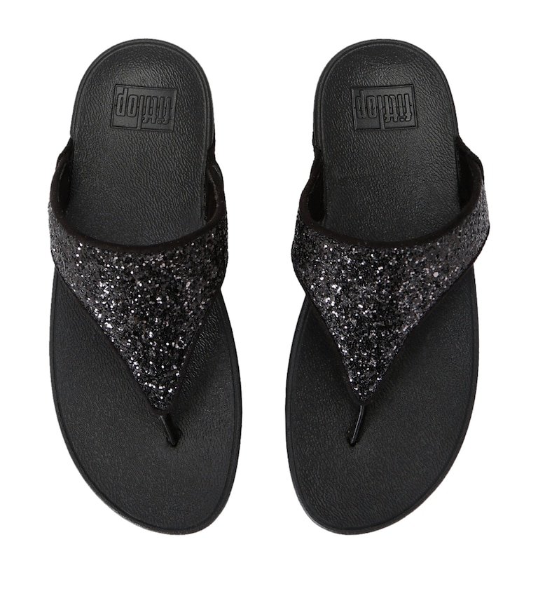FitFlop Women's Lulu Glitter Toe-Post Sandals - Image 9