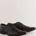 Next brown brogue shoes