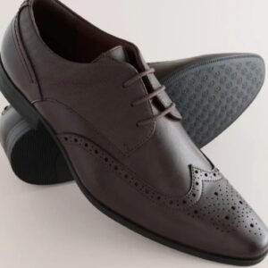 Next brown brogue shoes
