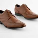 Next brown brogue shoes