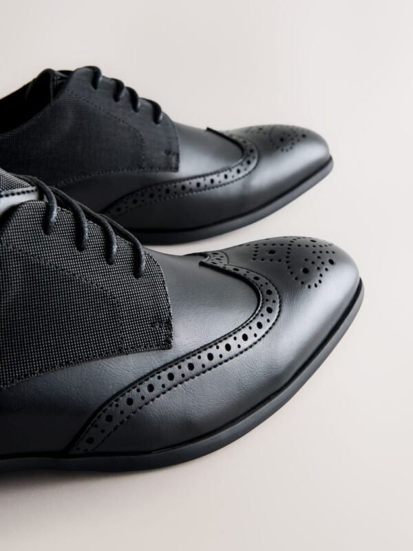 NEXT  BROGUE- REGULAR FIT - lace-ups-black - Image 2