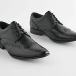 Next brown brogue shoes