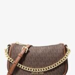 Micheal Kors Carmela Small Signature Logo Convertible Crossbody Bag