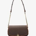 Mila Medium Signature Logo Messenger Bag