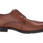 Clarks Gilman Lace Mens Wide Leather Lace-Up Shoes