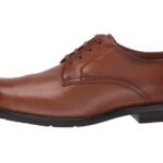 Clarks Gilman Lace Mens Wide Leather Lace-Up Shoes