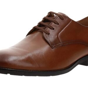 Clarks Gilman Lace Mens Wide Leather Lace-Up Shoes