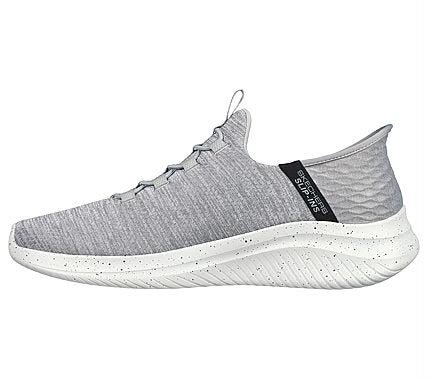 Skechers Men's Shoes Slip-Ins Gray Air Cooled Memory Foam Ultra Flex - Image 3