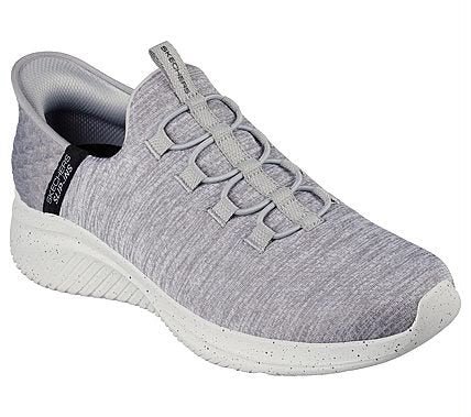 Skechers Men's Shoes Slip-Ins Gray Air Cooled Memory Foam Ultra Flex - Image 2