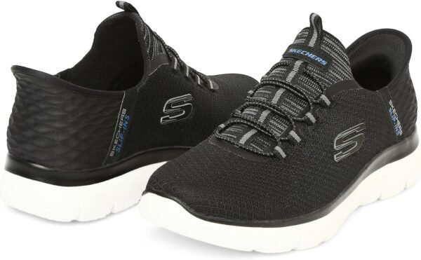 Men Skechers  Shoes Comfort Slip ins Fixed lace mesh cushion AirCool - Image 3
