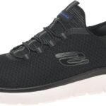 Men Skechers Taupe Shoes Comfort Slip ins Fixed lace mesh cushion AirCool