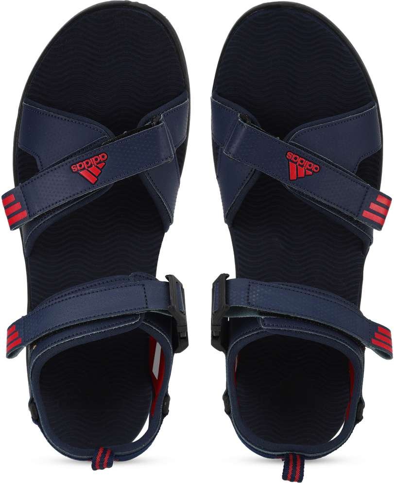 ADIDAS Men Navy Blue Textured Yanet Sports Sandals - Image 2