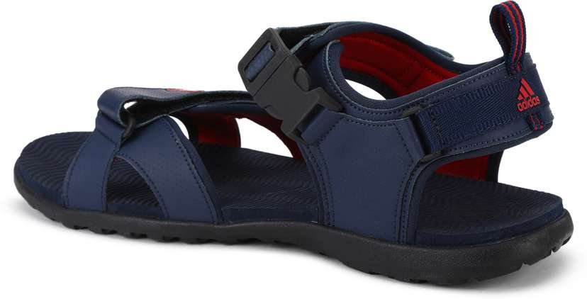 ADIDAS Men Navy Blue Textured Yanet Sports Sandals - Image 5