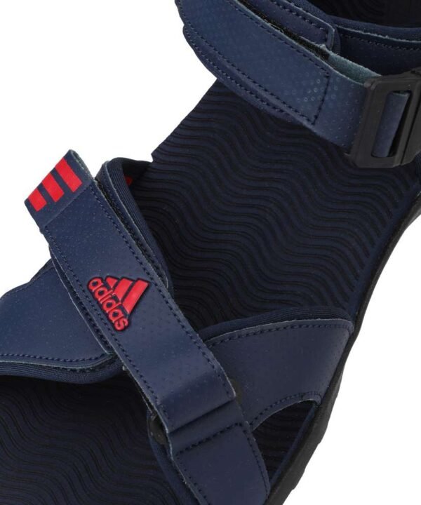 ADIDAS Men Navy Blue Textured Yanet Sports Sandals - Image 4