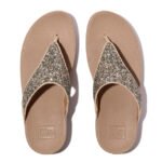 FitFlop Women's Lulu Glitter Toe-Post Sandals