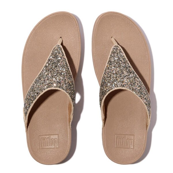 FitFlop LULU GLITTER TOE-POST SANDALS - Flip-flops - Image 7