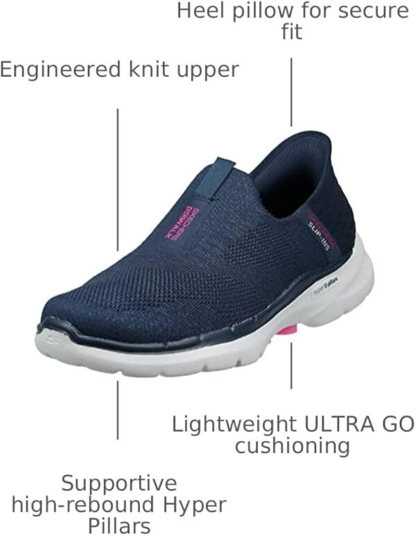 Skechers Women's Hands Free Slip-ins Go Walk 6-Fabulous View Sneaker,