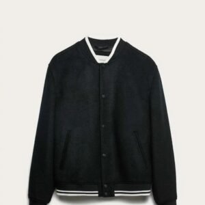 Marks & Spencer AUTOGRAPH Wool Blend Varsity Bomber Jacket