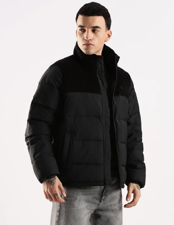 Calvin Klein Jeans Solid Regular Fit Polyester Jacket - Image 6