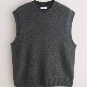Next charcoal grey knit sweater vest