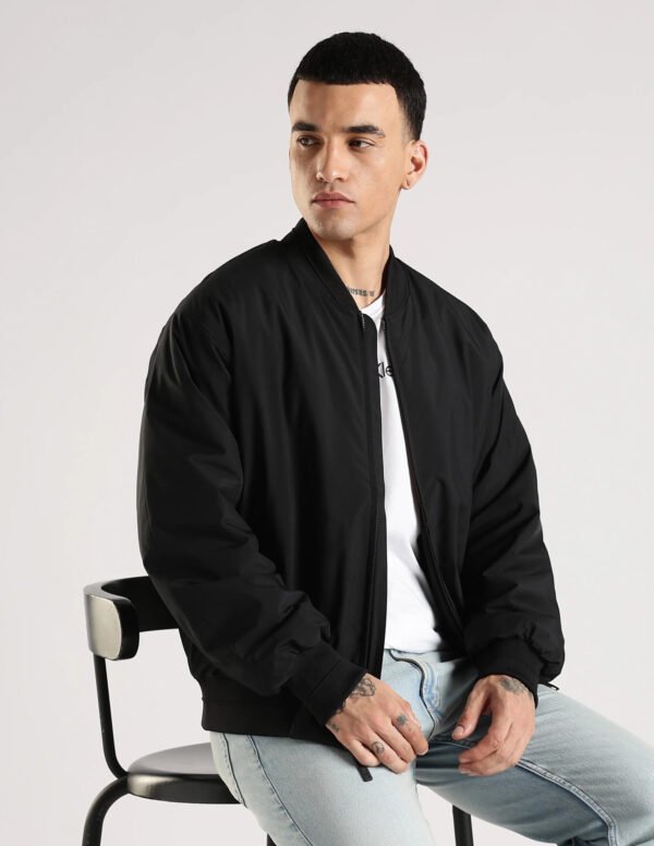 Calvin Klein Jeans Solid Regular Fit Polyester Jacket - Image 6