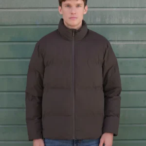 Next Brown ThermoGen Shower Resistant Funnel Puffer Jacket