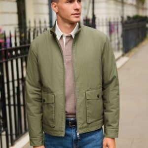 Next Borg Lined Shower Resistant Harrington Jacket